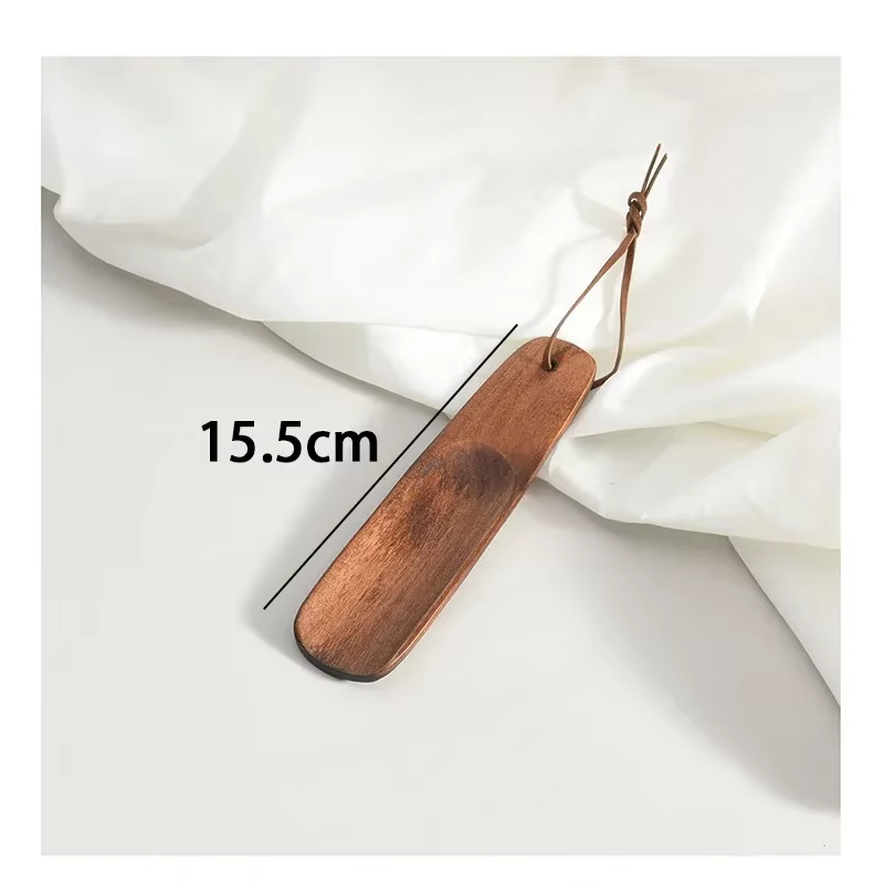 Nouveau cornes à chaussures avancées en bois massif 15-31cm, chausse-pied à poignée courte pour femm