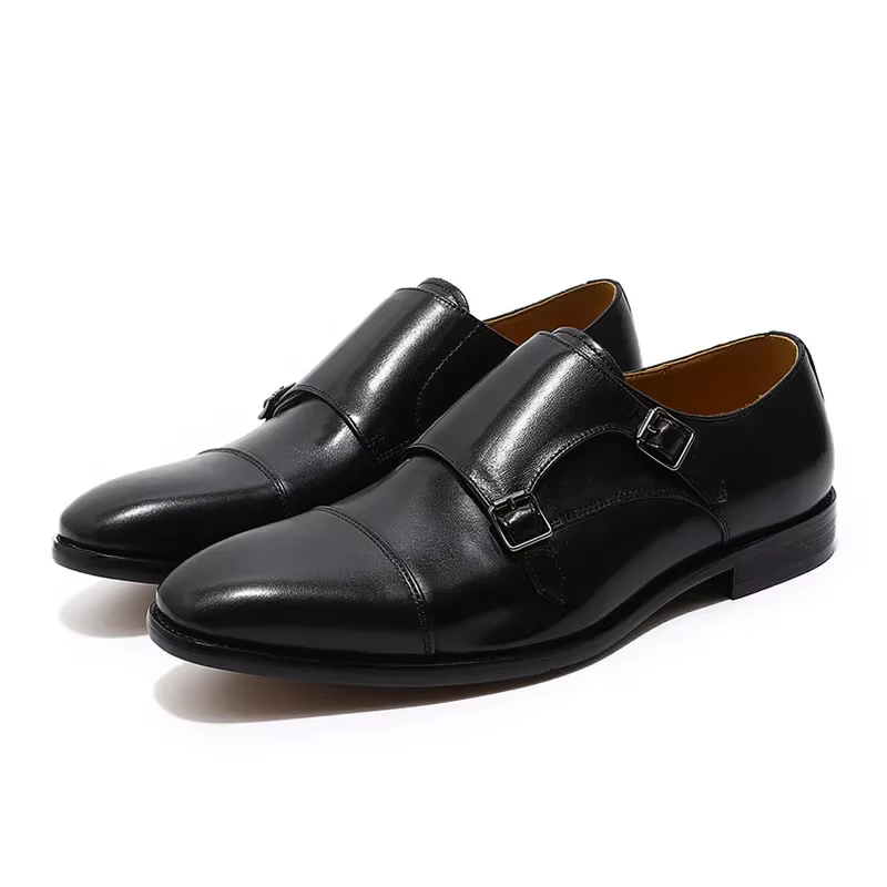 Mode marron noir hommes mocassins chaussures robe élégante costume formel chaussure en cuir respiran