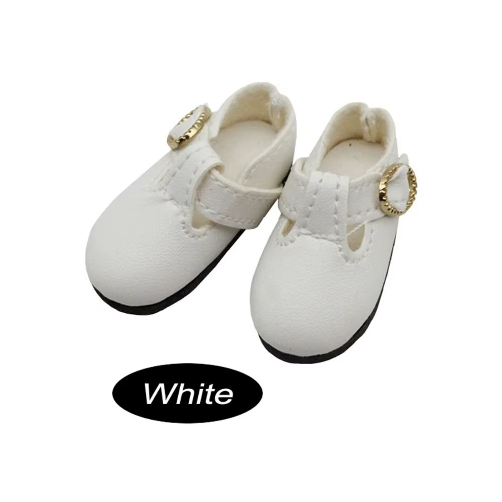 Baskets en cuir PU colorées et brillantes, chaussures mignonnes, bottes légères, poupées corporelles