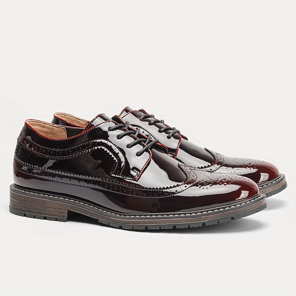 Chaussures en cuir pour hommes 2026 – Marque confortable et tendance