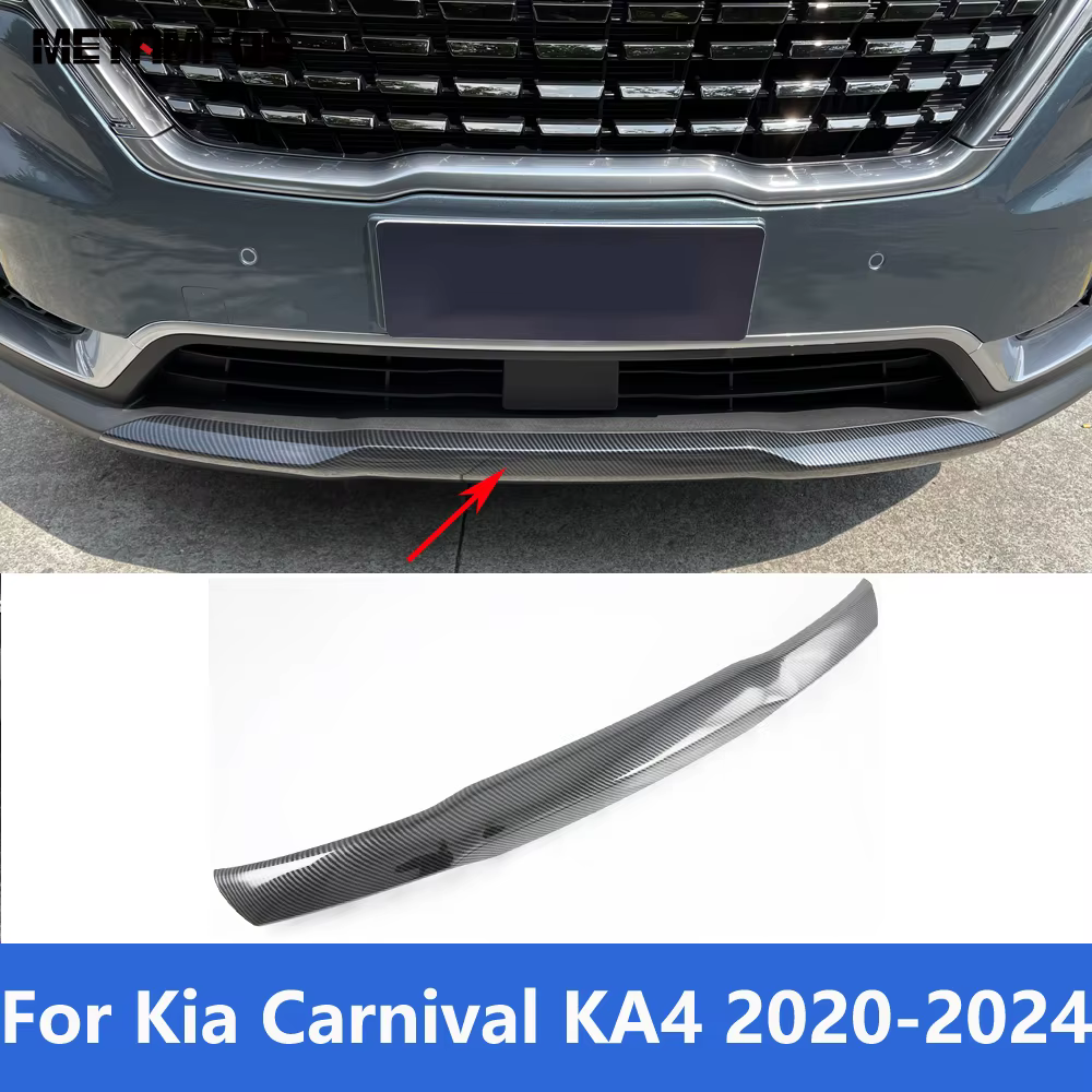 Accessoires pour Kia Carnival KA4 2020 – 2023 2024, Kit de carrosserie de pare-choc avant en Fiber d