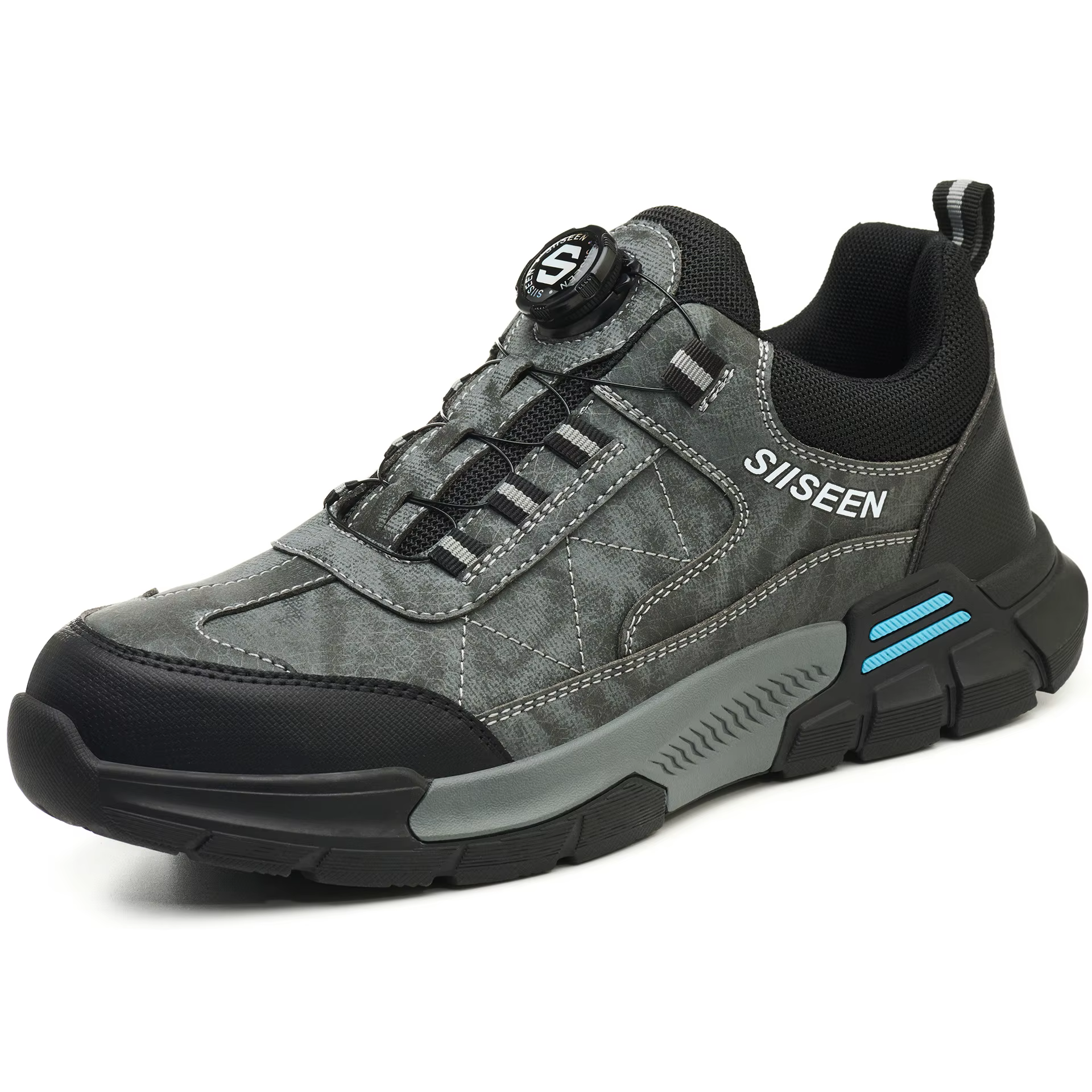 Chaussures de sécurité pour hommes en promotion – Chaussures de travail à embout d'acier anti-choc e