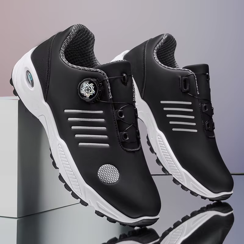 Chaussures de sport sans lacets pour hommes, avec amorti d'air, antichoc, antidérapantes, pour le go