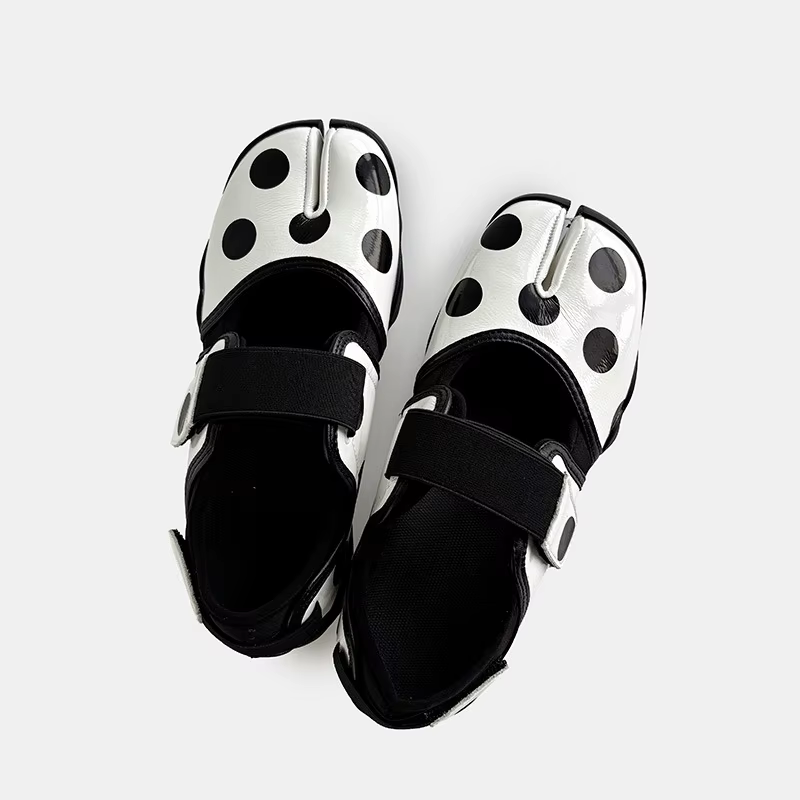 Chaussures Mary Jane pour femmes, chaussures décontractées en cuir verni exquis pour femme, ballerin