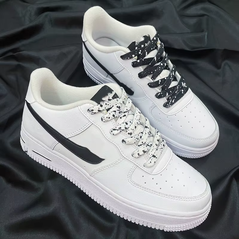 Lacets de lacets à éclaboussures d'encre pour Sneaker Flat Doring Printing Lacets de chaussures de b