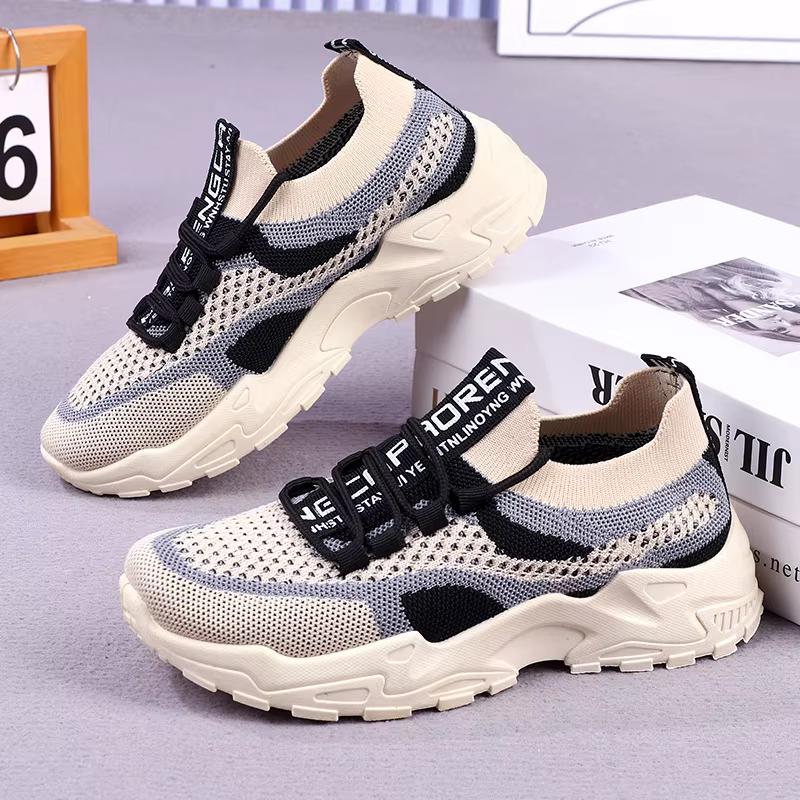 Baskets épaisses 2025 chaussures décontractées pour femmes printemps et automne chaussures de sport