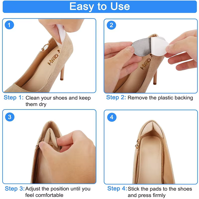 Semelles pour chaussures à talons hauts pour femmes, autocollants pour talons adhésifs, protection d