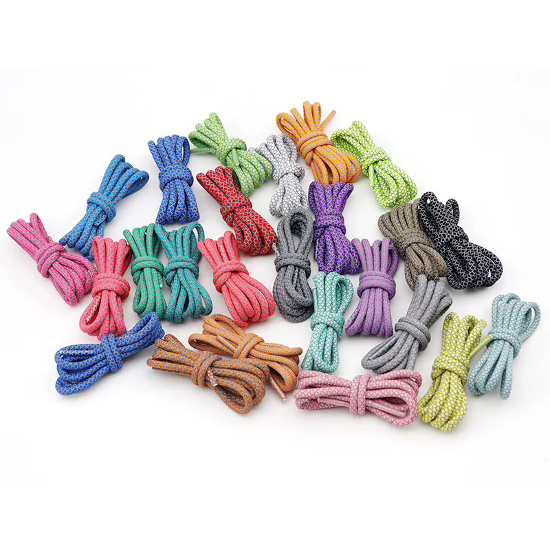 Coolstring sélectionné enfants taille Lacet 4.5MM lumière réfléchissante corde lacets pour enfant mo