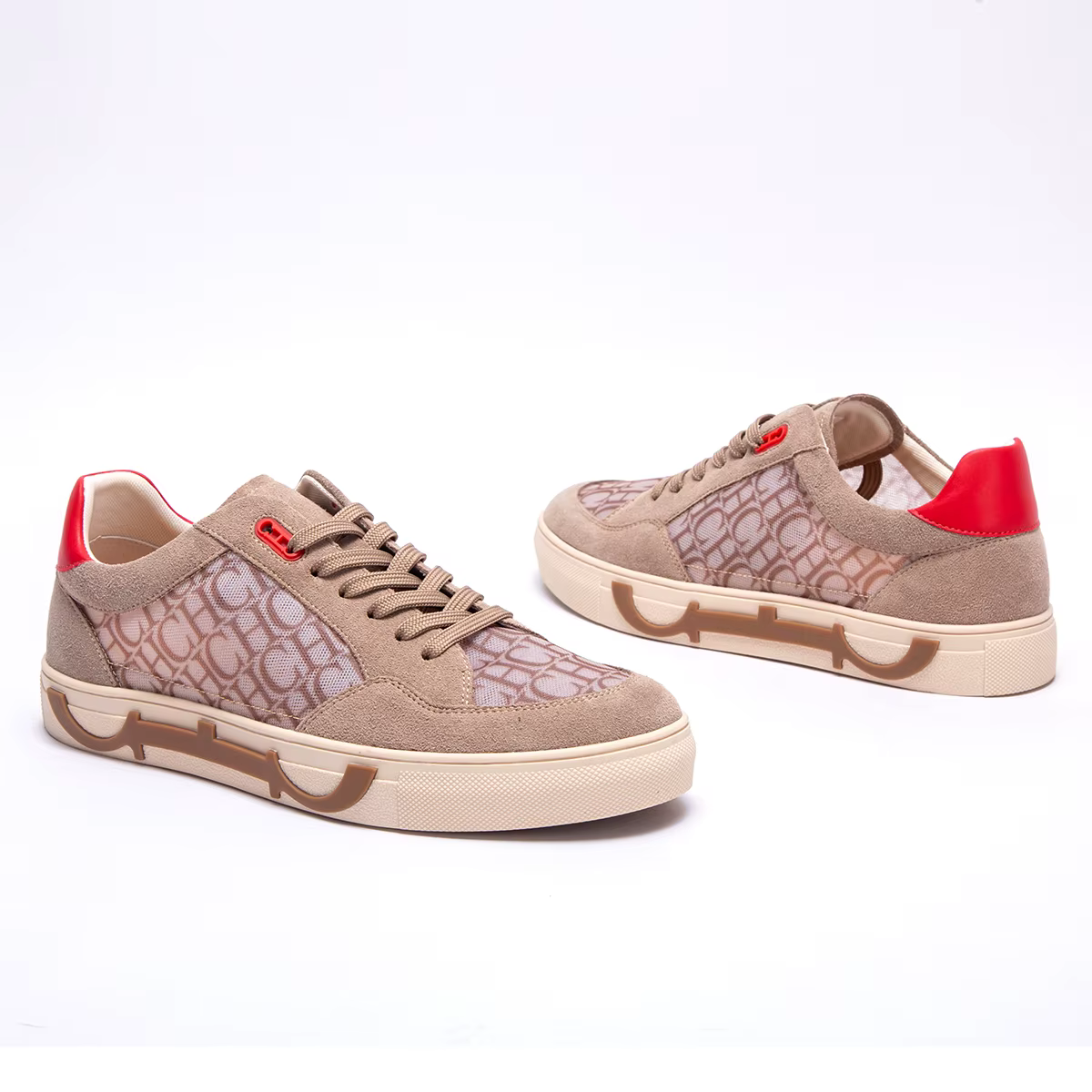 Chaussures de marche pour hommes Printemps/Été 2026 – Chaussures vulcanisées en maille à semelle pla