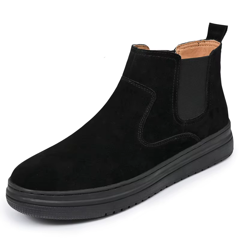 Marque italienne automne hiver hommes chaussures hautes conférence hommes bottines formelles mode en