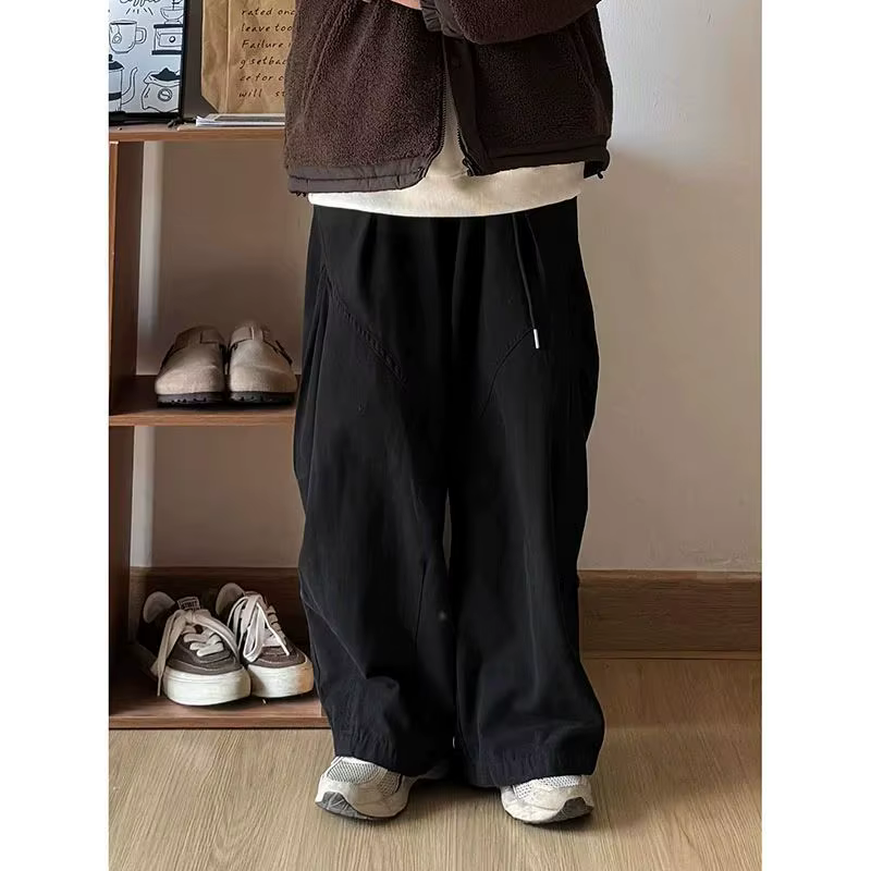 Vêtements de travail rétro japonais, pantalons décontractés pour hommes, nouveau pantalon Long ample