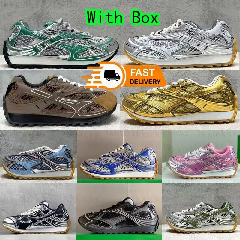 Baskets de créateur, chaussures de course, baskets de luxe pour femme, baskets en cuir et maille, ba