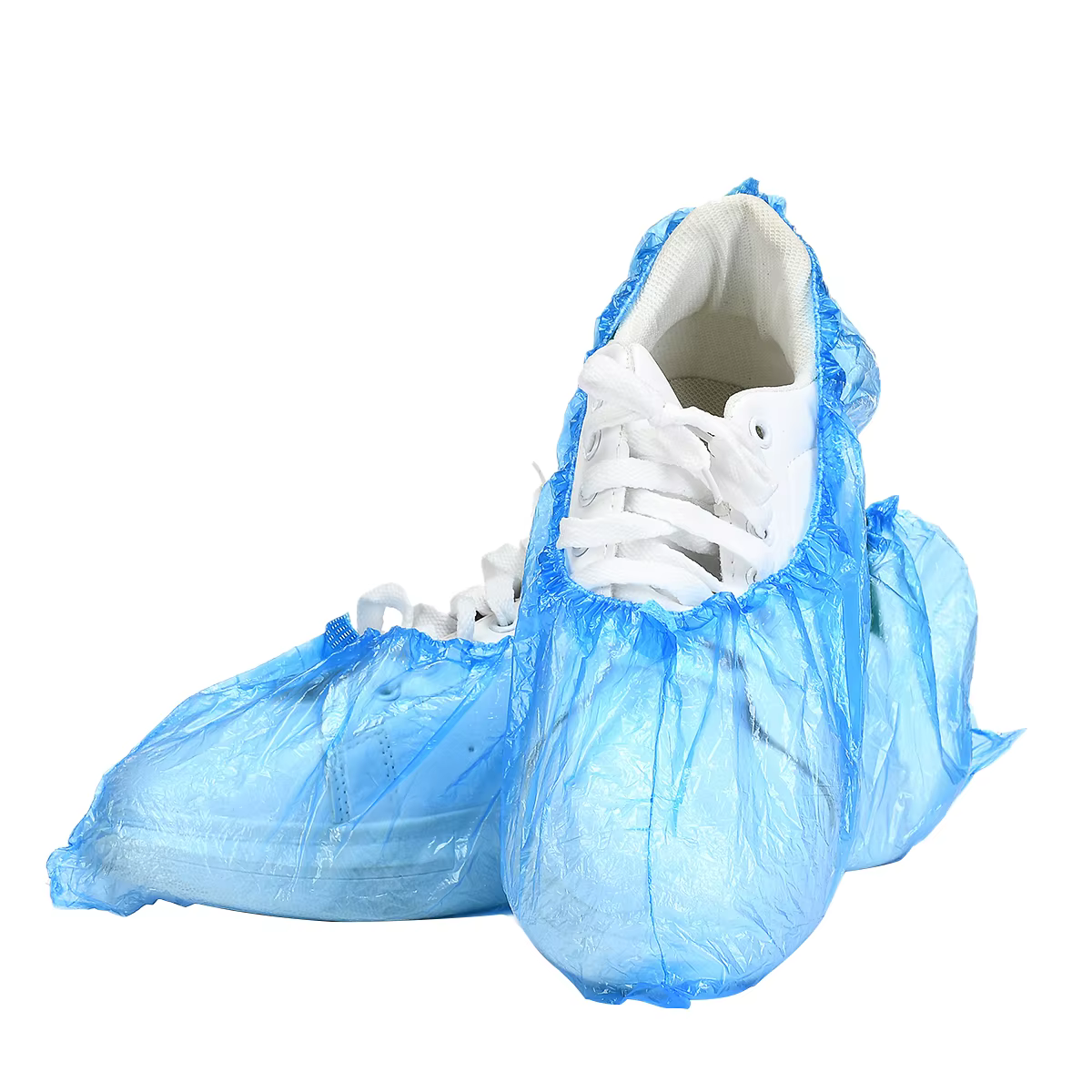 Couvre-bottes imperméables portables en plastique antidérapant, couvre-chaussures jetables, couvre-c