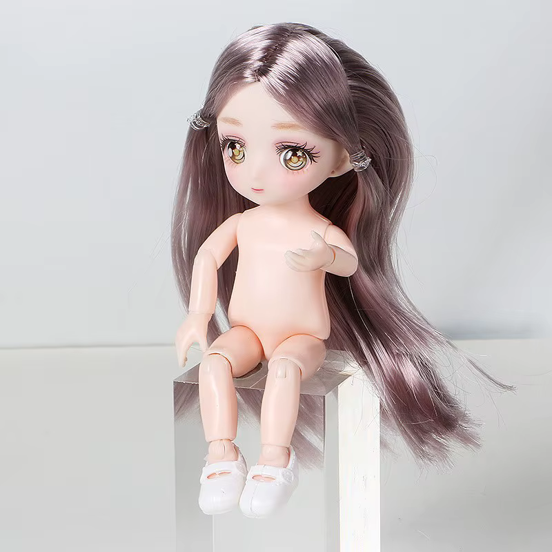 Ensemble de figurines d'anime de style dessin animé 3D - Poupée de style Barbie pour enfant, plusieu