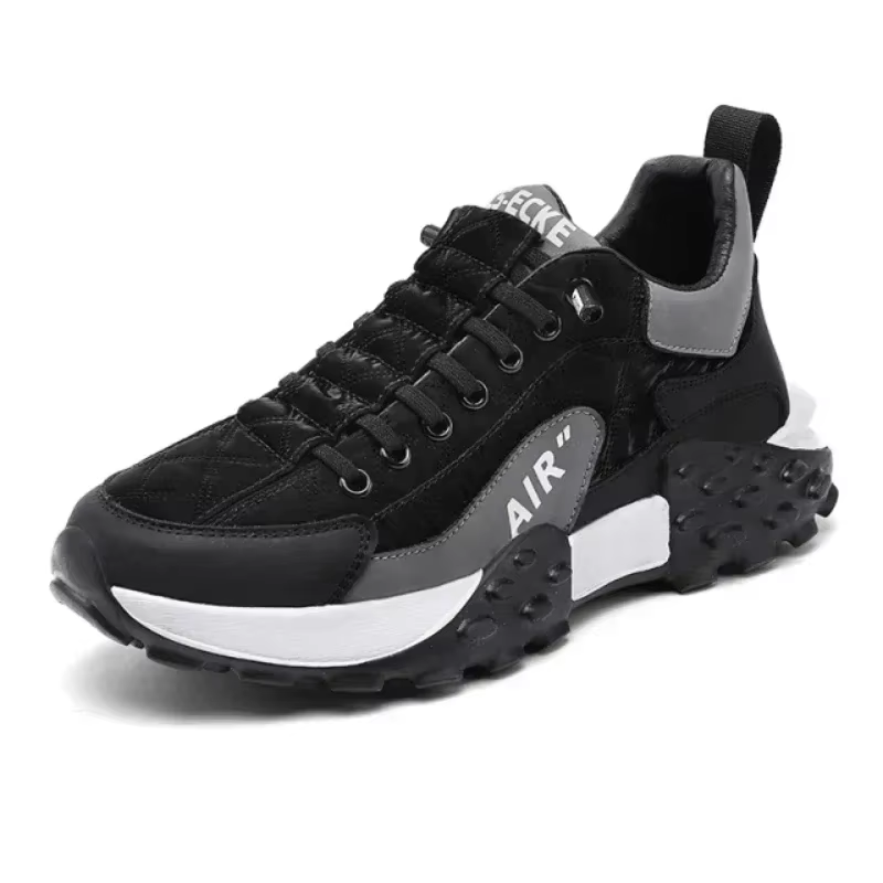 Semelle épaisse hommes baskets mode homme chaussure polyvalente vulcanisée chaussure à lacets chauss