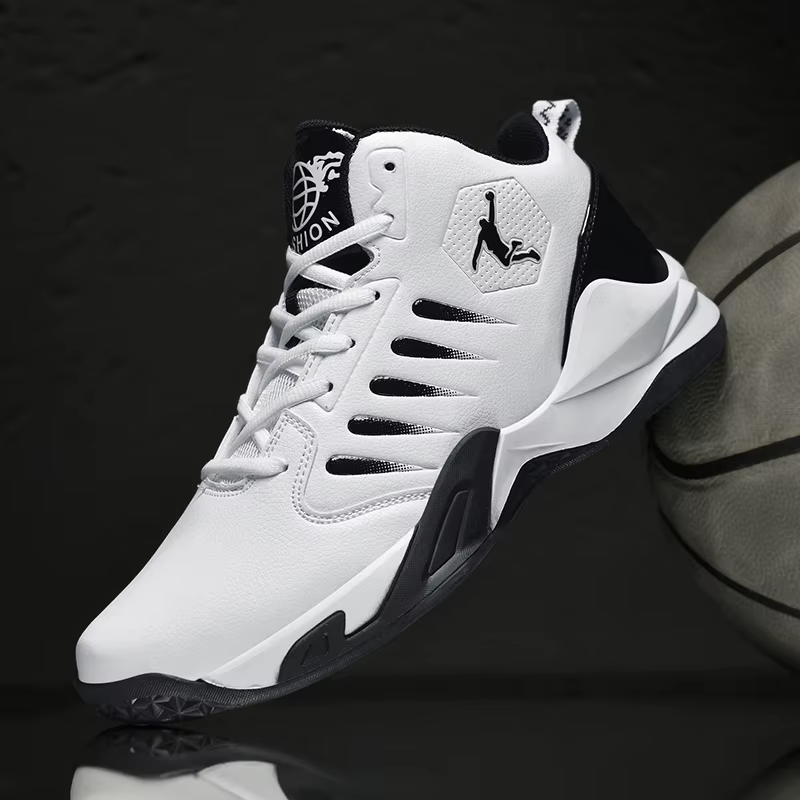 Chaussures de basket-ball souples pour hommes, baskets confortables et respirantes, légères à la mod