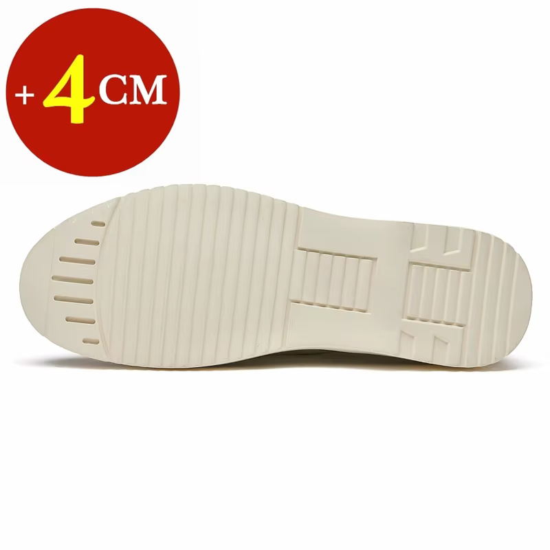 Chaussures de sport classiques en cuir véritable pour hommes, baskets décontractées, chaussures élév
