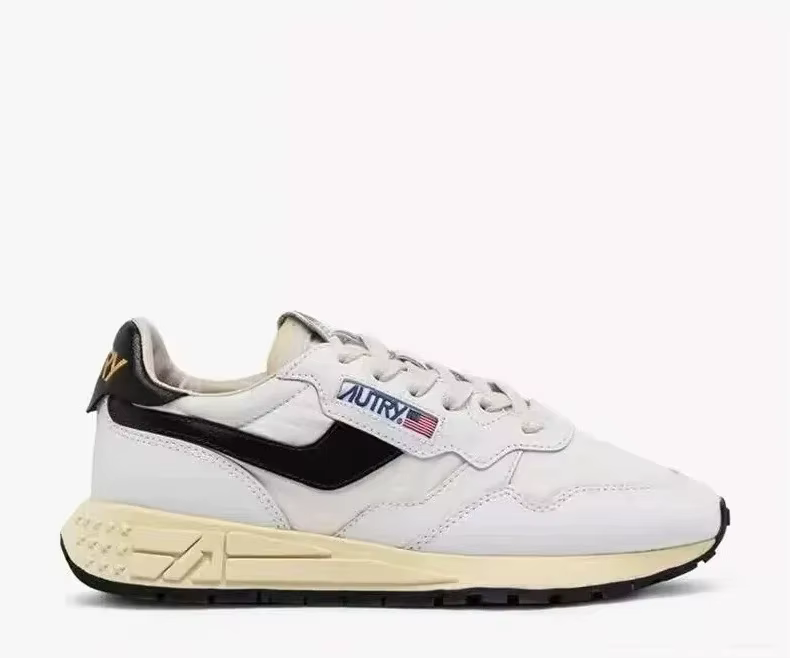 Nouvelles baskets KWUN AUTRY en cuir véritable respirant à lacets, décontractées, pour hommes et fem