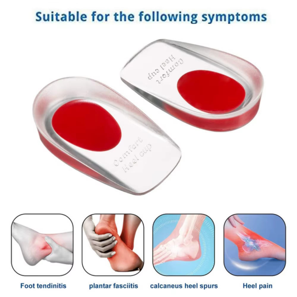 Semelles intérieures en gel de silicone souple pour talons, coussinets de chaussures, coussin de pie