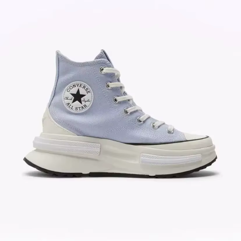Converse Run Star Hike blanc noir gomme Absorption des chocs résistant à l'usure haut semelle épaiss