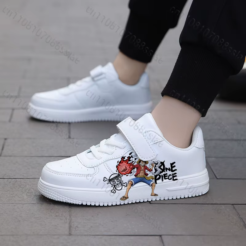 Baskets ONE PIECE Luffy à imprimé cool pour adolescents, étudiants, garçons, parents et enfants, lég