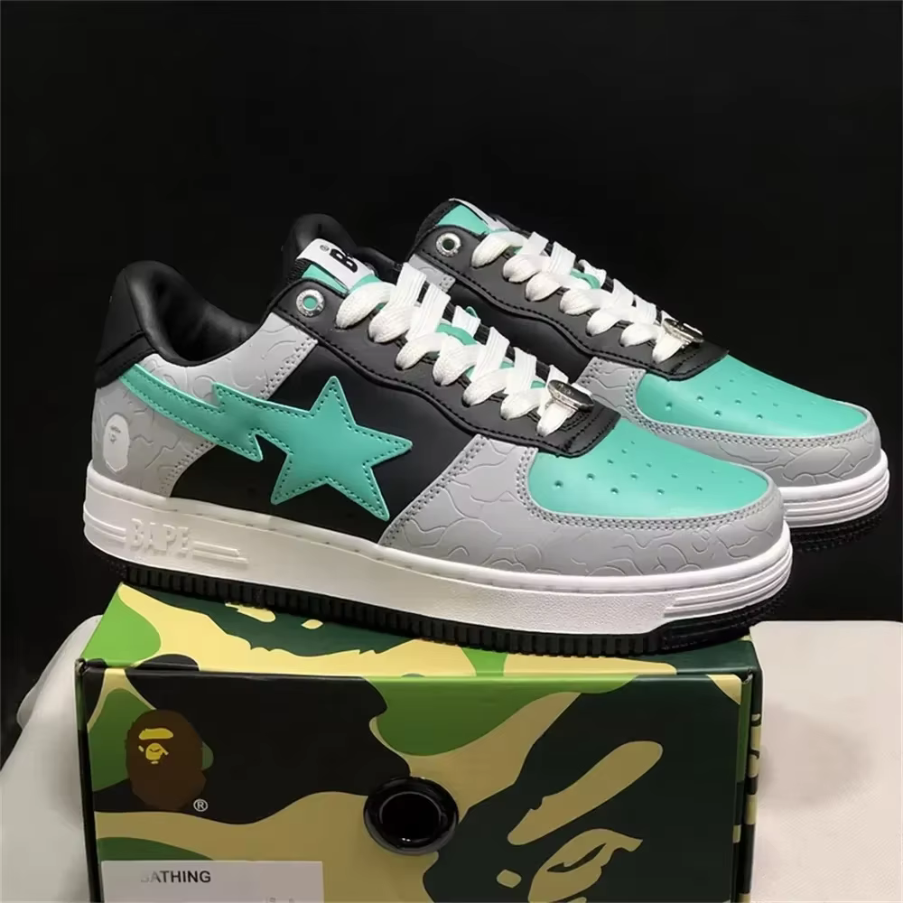 A BATHING APE Original Classics Bape Sta Chaussures de skate pour hommes et femmes, chaussures décon