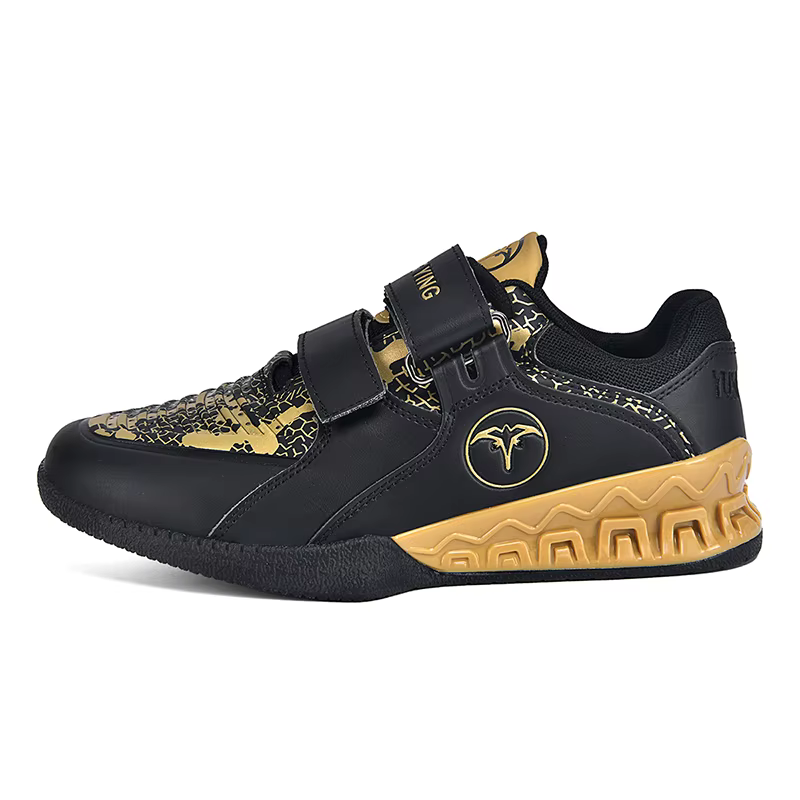 Chaussures de musculation professionnelles pour hommes, à boucles, basses, pour powerlifting, entraî