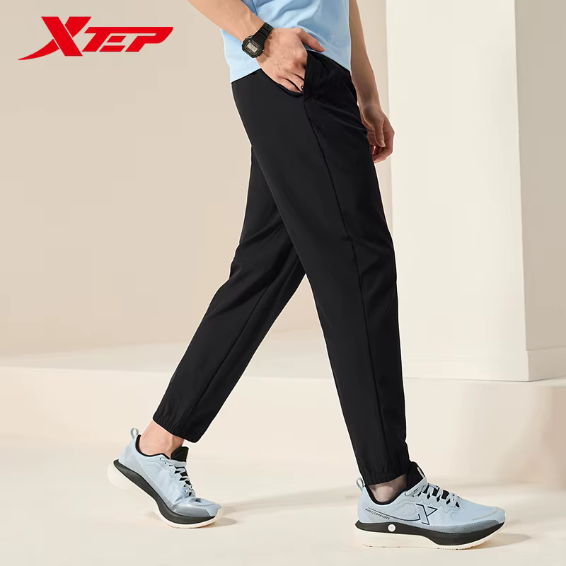 Xtep tissé pantalons de survêtement pour hommes été Normcore hommes pantalons de survêtement trajet 