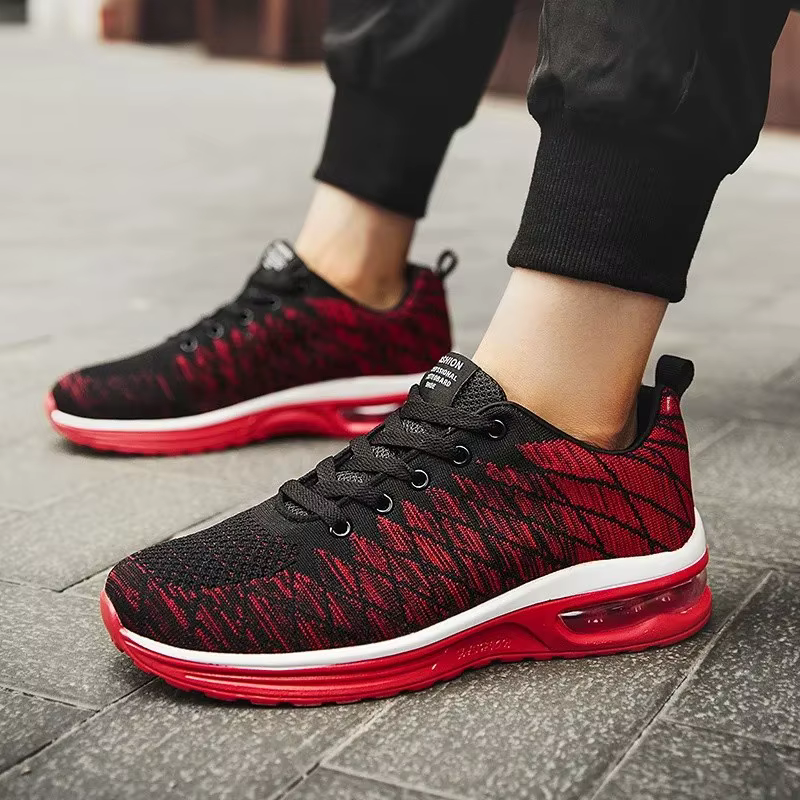 Chaussures de course légères et décontractées pour hommes, chaussures de sport vertes fluorescentes,
