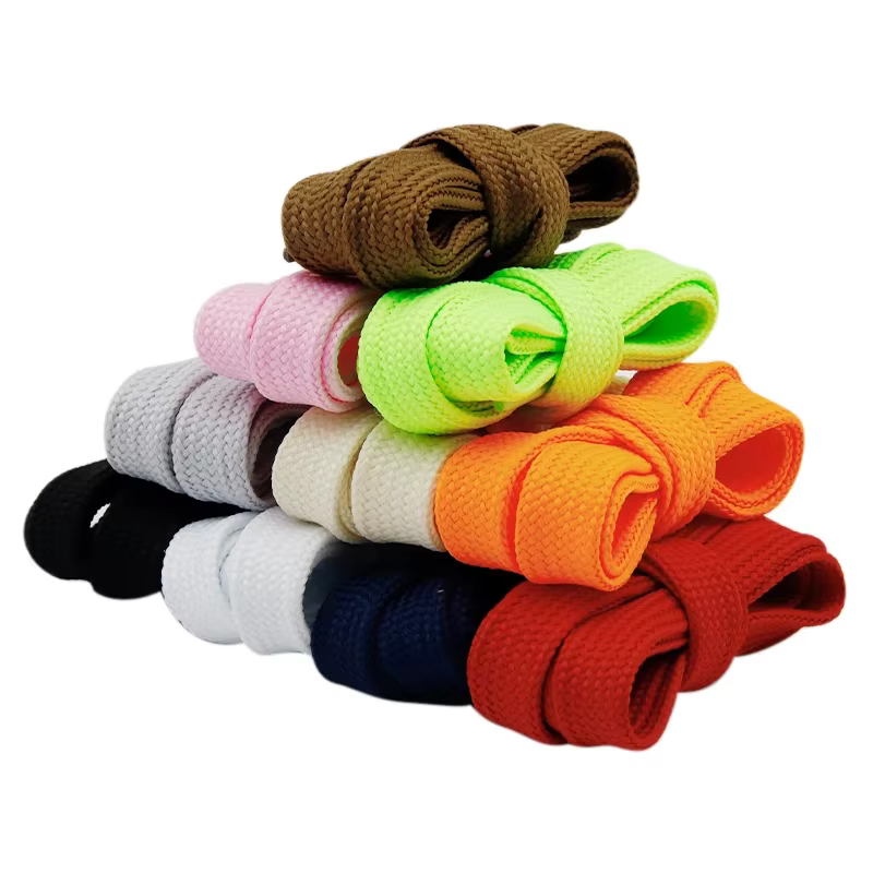 Weiou lacets adultes bottes en toile 60-400 cm de large bande 18 MM couleur unie sécurité Premium pl