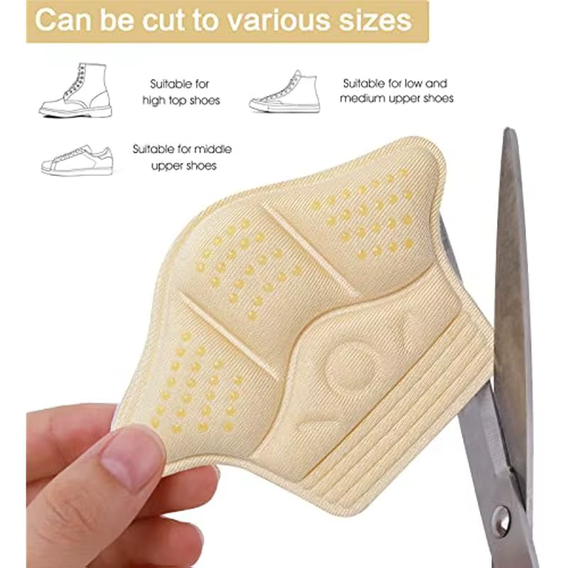 Semelles Autocollantes de Protection de Talon pour Baskets, Patch de Taille Réglable, Coussinets de 