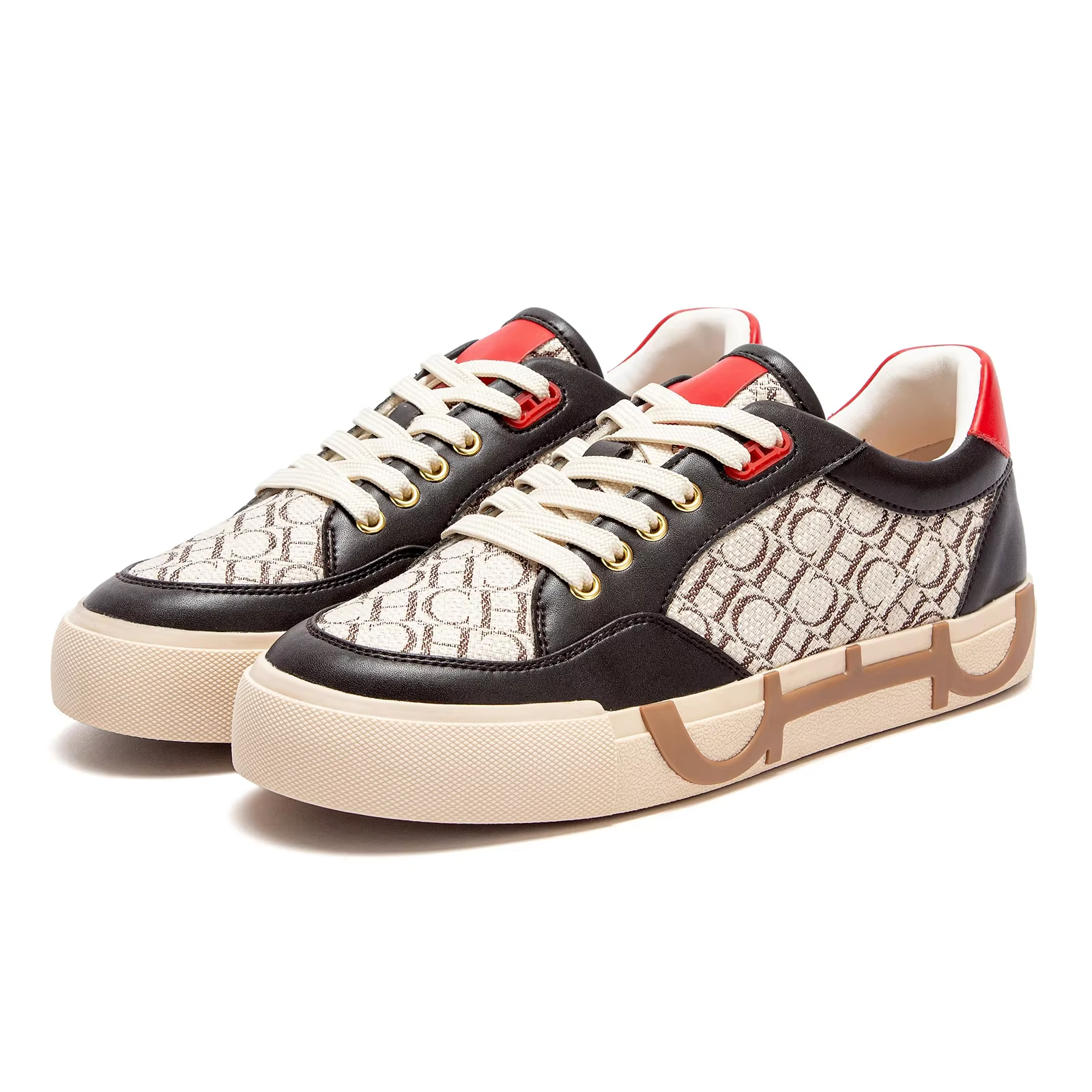 C-H femme chaussures de marche nouveau Design d'épissure chaussures décontractées Correction du sque