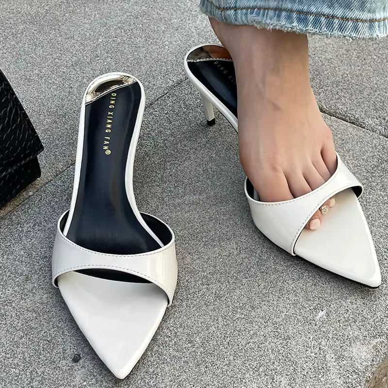 Escarpins à talons hauts pointus pour femmes, chaussures pour femmes, chaussures rouges, chaussures 
