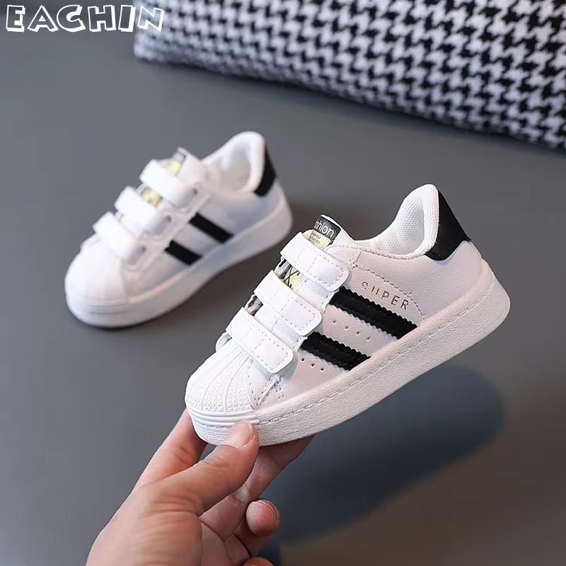 Baskets respirantes pour enfants, chaussures de plein air pour tout-petits, non ald, blanc, décontra