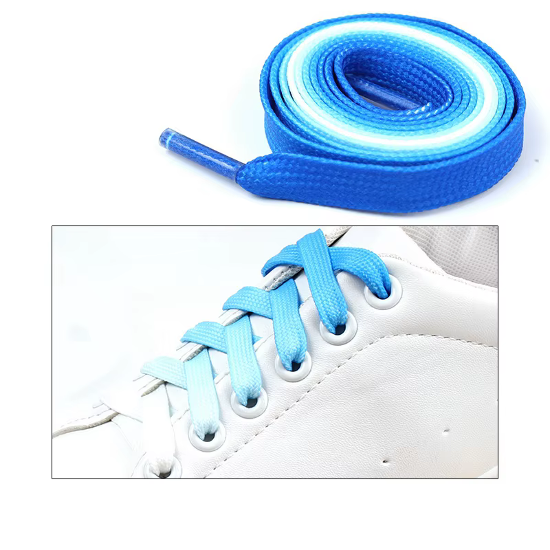 Lacets plats arc-en-ciel pour enfants et adultes, 1 paire, accessoires de chaussures, baskets en toi