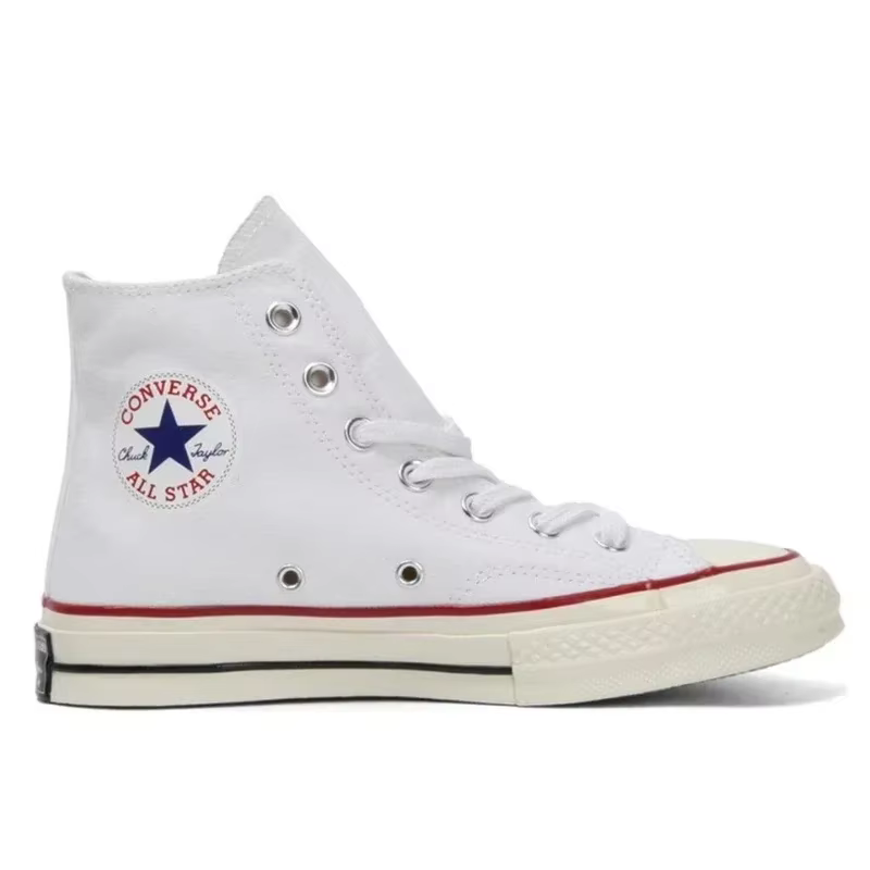 CONVERSE ONE STAR 1970s Chuck Taylor All Star Baskets montantes en toile au design classique, chauss