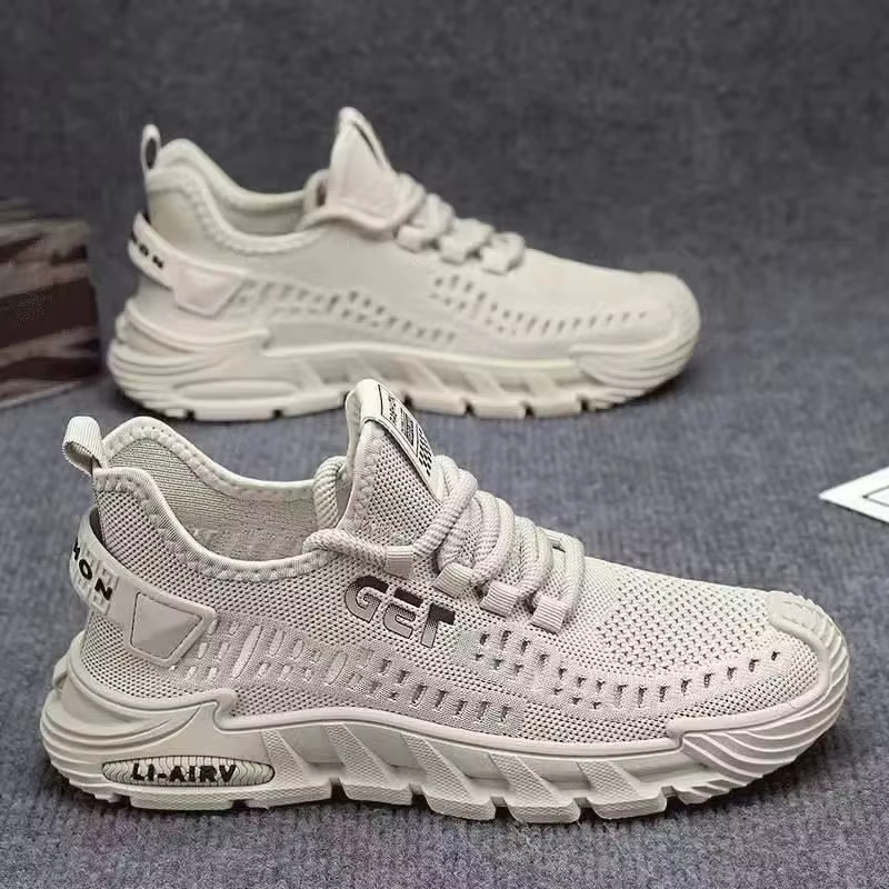 Nouvelles baskets pour hommes, semelle épaisse, chaussures décontractées confortables, légères, resp