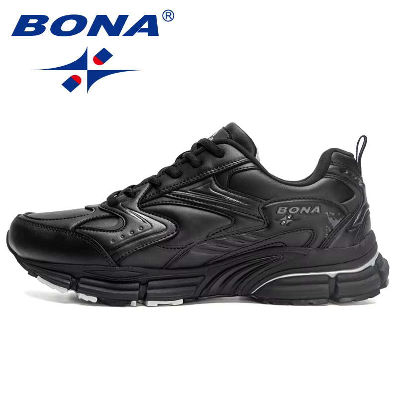 BONA nouveaux créateurs marque de luxe baskets à la mode hommes chaussures décontractées respirant c