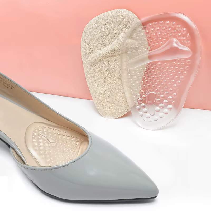 Coussinets en mousse de silicone coordonnants pour chaussures, coussinets pour chaussures, coussin p