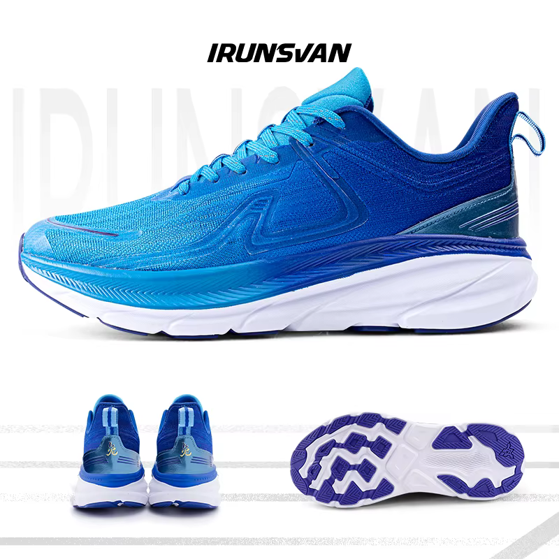 IRUNSVAN Chaussure de course à pied résistante à l'usure, respirante, confortable, légère, avec cous