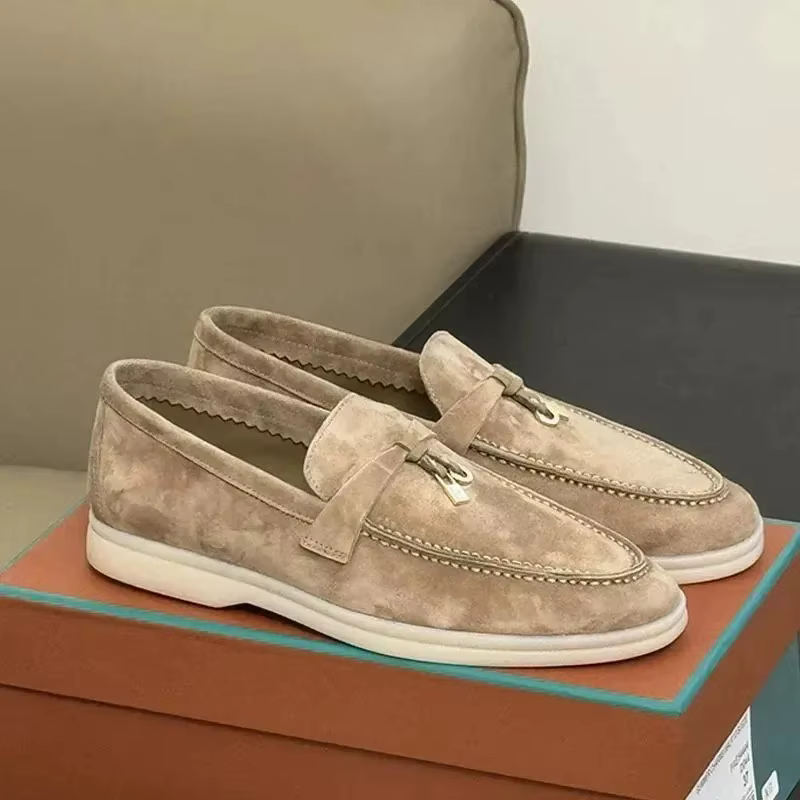 Chaussures Vintage décontractées à la mode, mocassins à talons plats pour femmes, chaussures plates 