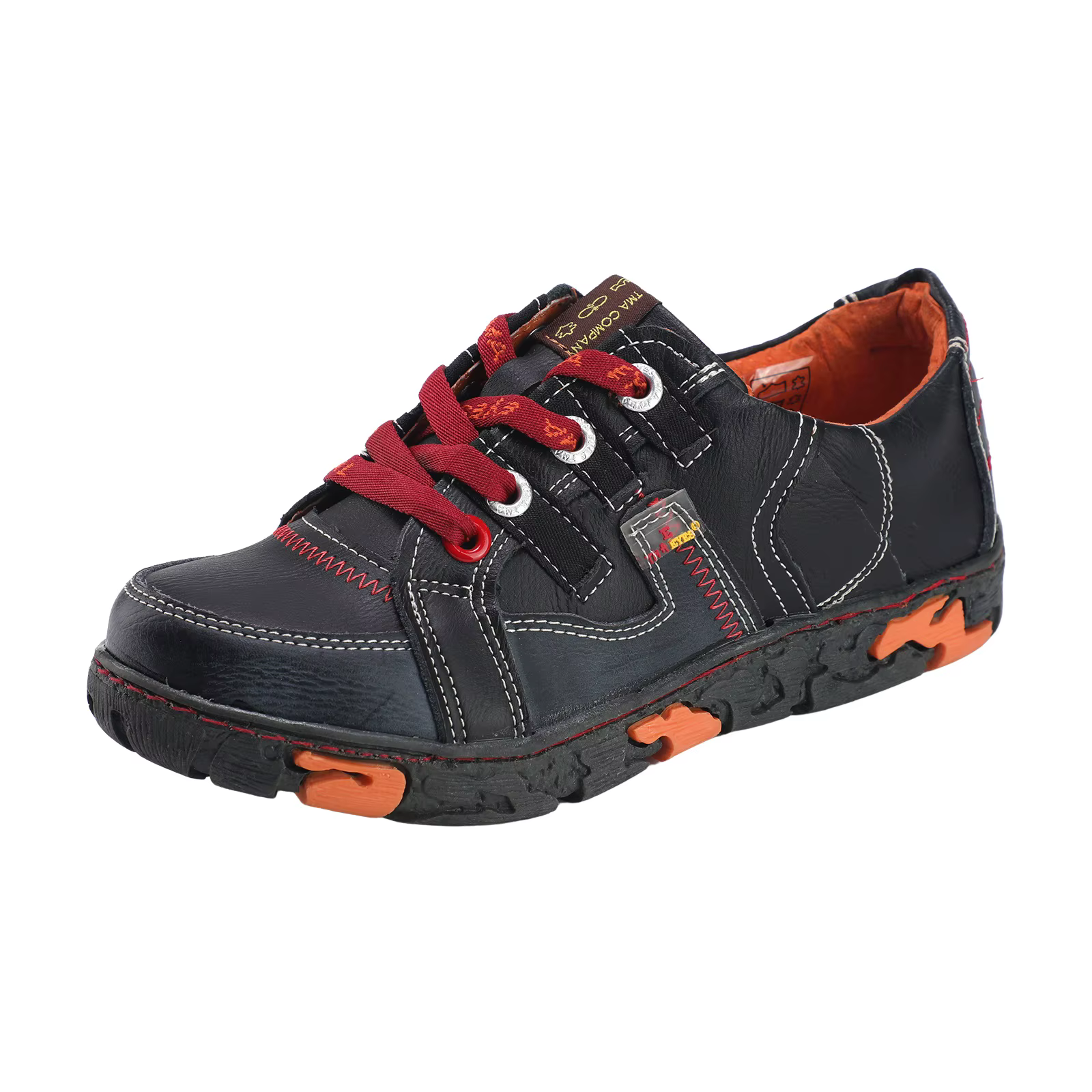 Baskets plates en cuir véritable pour femmes, chaussures d'extérieur