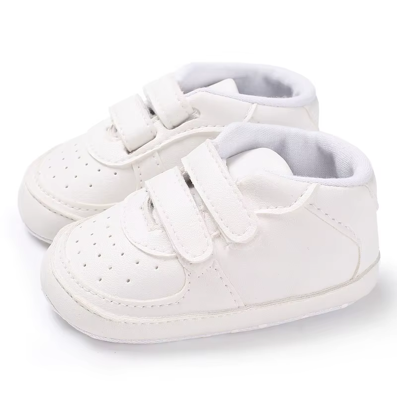 Chaussures Blanches Respirantes pour Bébé Garçon et Fille, Baskets à Semelle Souple, pour le dehors