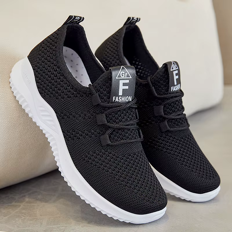 Baskets compensées épaisses pour femmes 2026 - Chaussures décontractées respirantes à coussin d'air