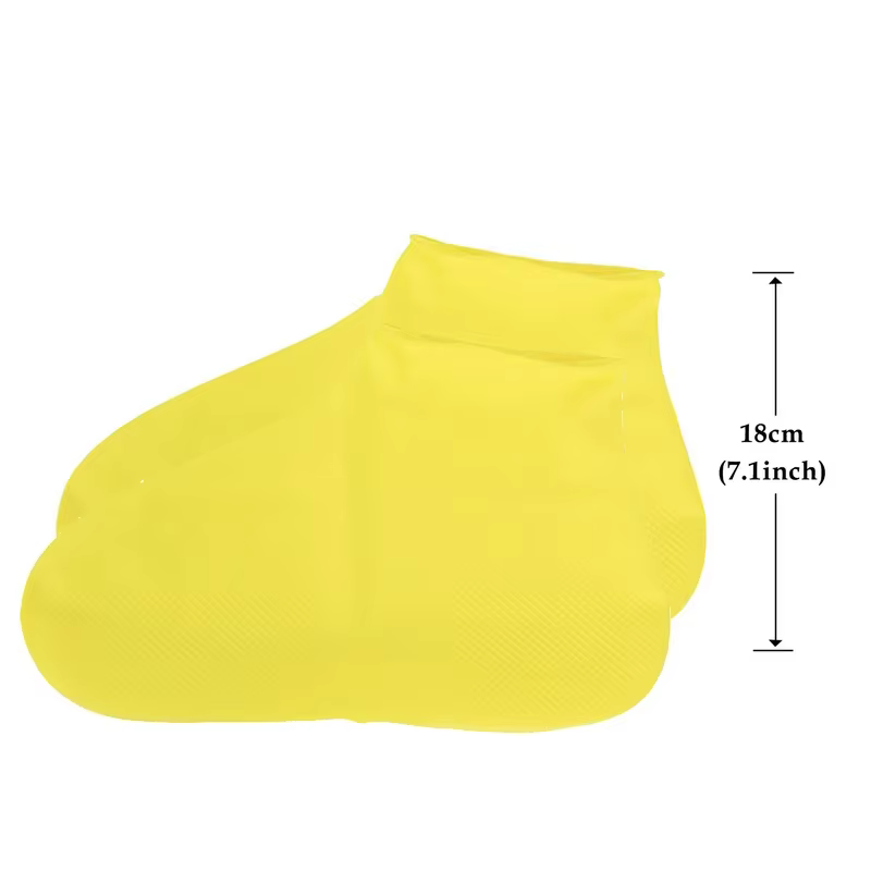 Couvre-chaussures imperméables en Silicone, bottes de pluie antidérapantes, baskets unisexes, protec