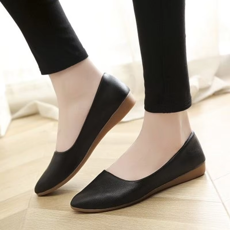Chaussures Décontractées à Bout Jolie tu et Semelle Plate Souple, Nouvelle Collection pour Femme