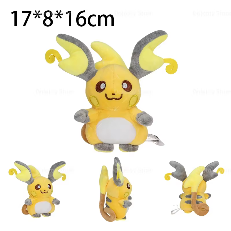 Peluche Pokemon Pikachu Psyduck Jolteon brillant Ho-Oh Fennekin Dedenne, jouets en peluche pour enfa