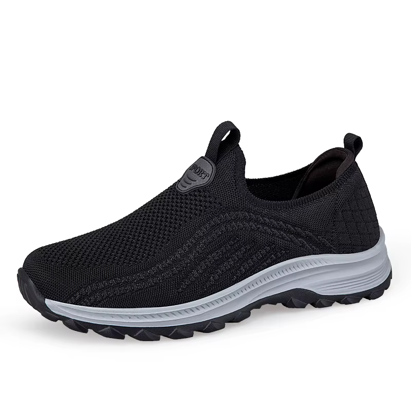 Chaussures à enfiler pour hommes, baskets décontractées, sport, marche, semelles souples, légères et