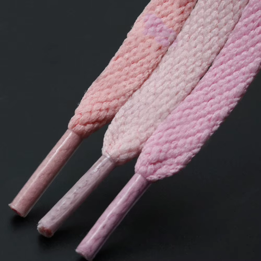 1 paire de lacets 140/160/180cm lacets de mode couleur gelée lacets de chaussures plats en Polyester