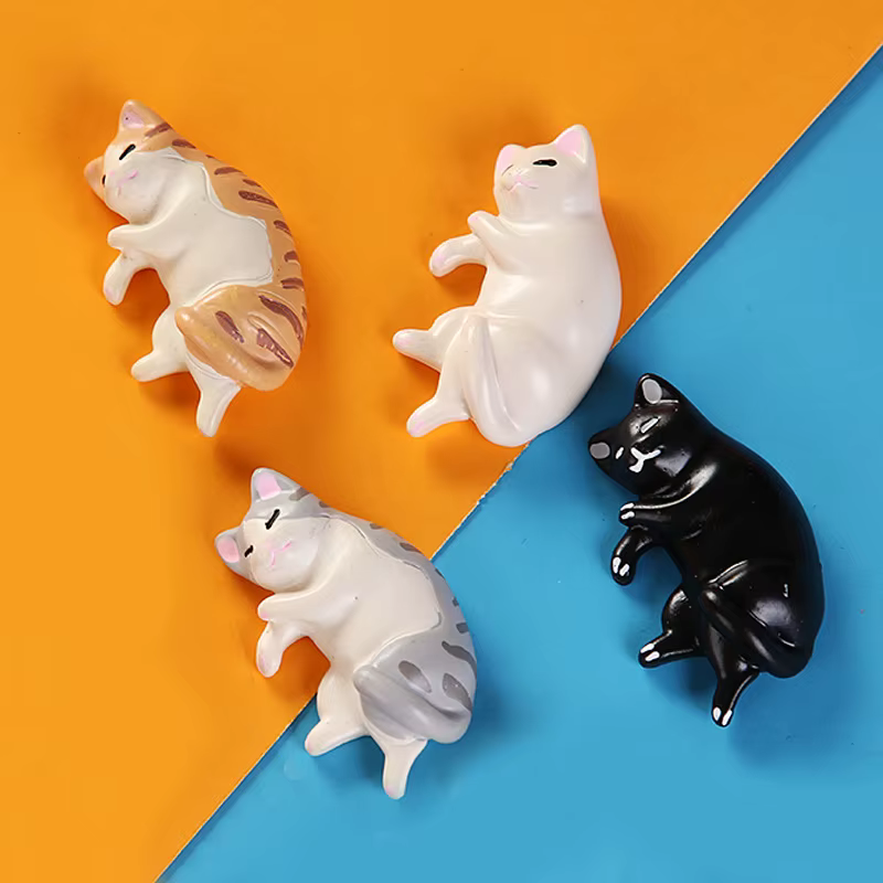 Lot de Breloques pour Chaussures Motif Chats de Dessin Animé Mignons - Accessoires de Créateur Polyv